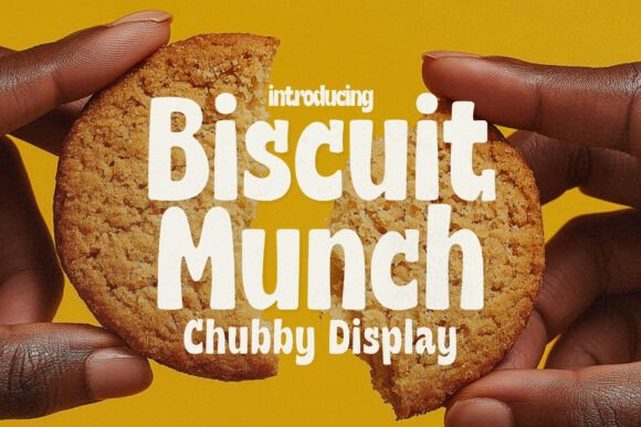Biscuit Munch: A Display Font with Bakery-Fresh Charm