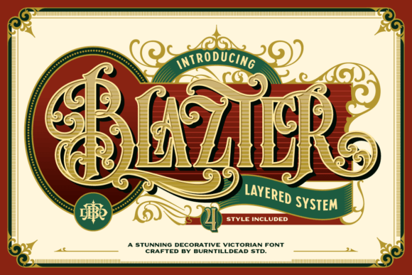 Blazter: The Victorian Font for Bold Designs