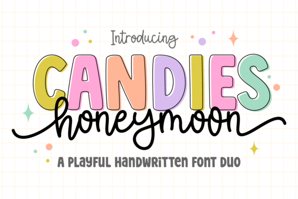 Candies Honeymoon: A Sweet Font Duo for Distinctive Design