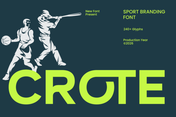 Crote: A Typeface Built for Athletic Impact and Modern Branding