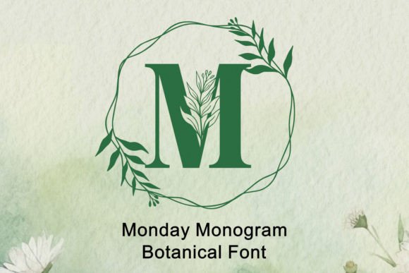 Elevate Your Craft with the Monday Monogram Font