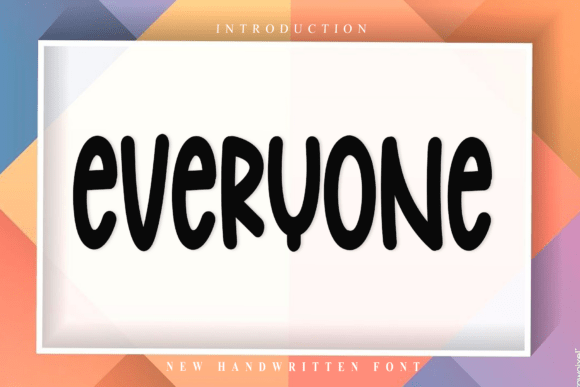 Everyone: Mastering the Art of the Elegant Signature Font