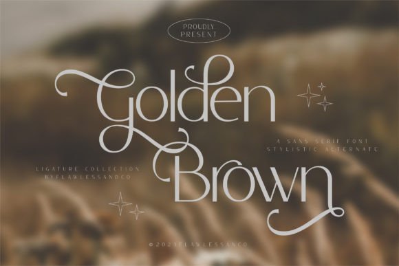 Golden Brown: Mastering the Art of an Elegant Sans Serif for Timeless Design