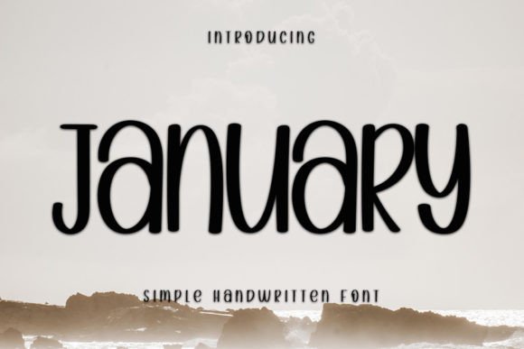 January: The Handwritten Font That Feels Like a Fresh Start