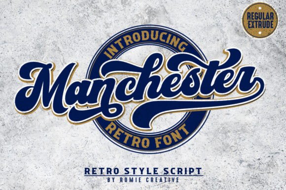 Manchester: Your Go-To Vintage Retro Font