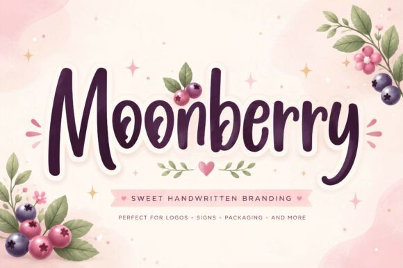Moonberry: The Handwritten Font Bringing Warmth to Modern Branding