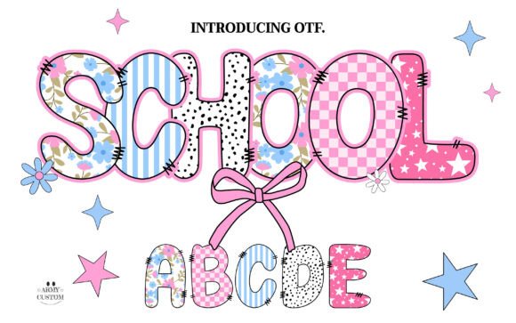 Preppy Coquette: Analyzing a Retro Floral Font for Classic Branding