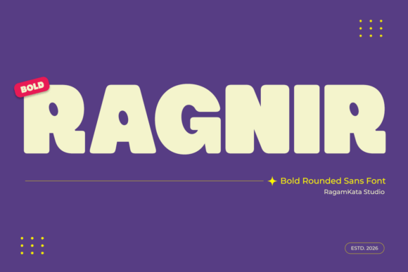 Ragnir: Command Attention with Bold, Rounded Sans Serif