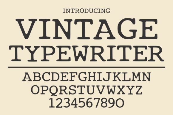 Unlocking Authenticity: How the Vintage Typewriter Font Elevates Modern Design