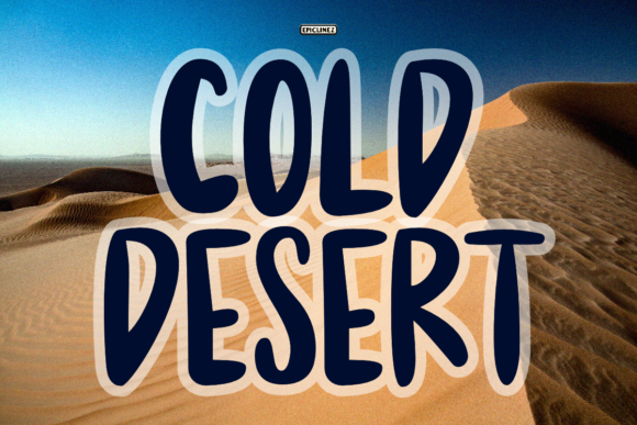 Unlocking the Character of Cold Desert: A Bold Display Typeface