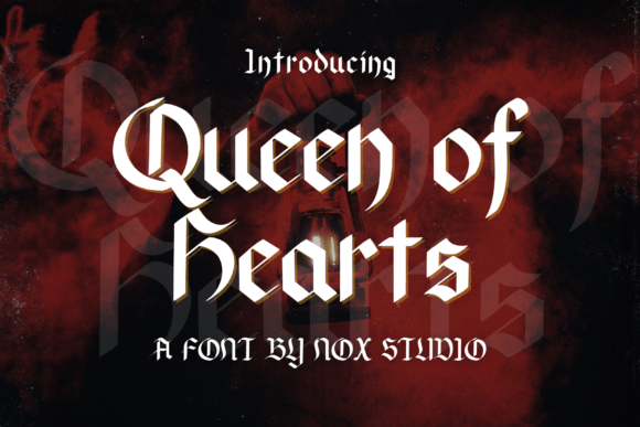 Unveiling Queen of Hearts: A Gothic Font with Roman Flair